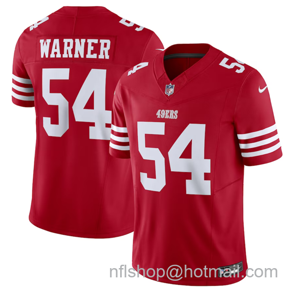 Fred Warner Men's San Francisco 49ers #54 2023 F.U.S.E. Vapor Untouchable Limited Stitched Football Jersey - Red