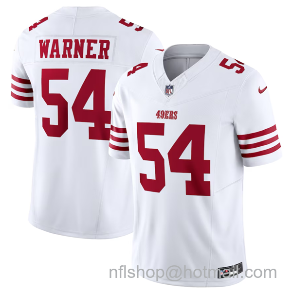 Fred Warner Men's San Francisco 49ers #54 2023 F.U.S.E. Vapor Untouchable Limited Stitched Football Jersey - White