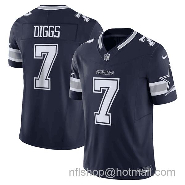 Trevon Diggs Men's Dallas Cowboys #7 2023 F.U.S.E. Limited Stitched Football Jersey - Navy