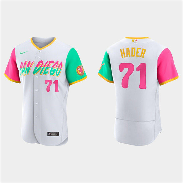 Men's San Diego Padres #71 Josh Hader White 2022 City Connect Jersey