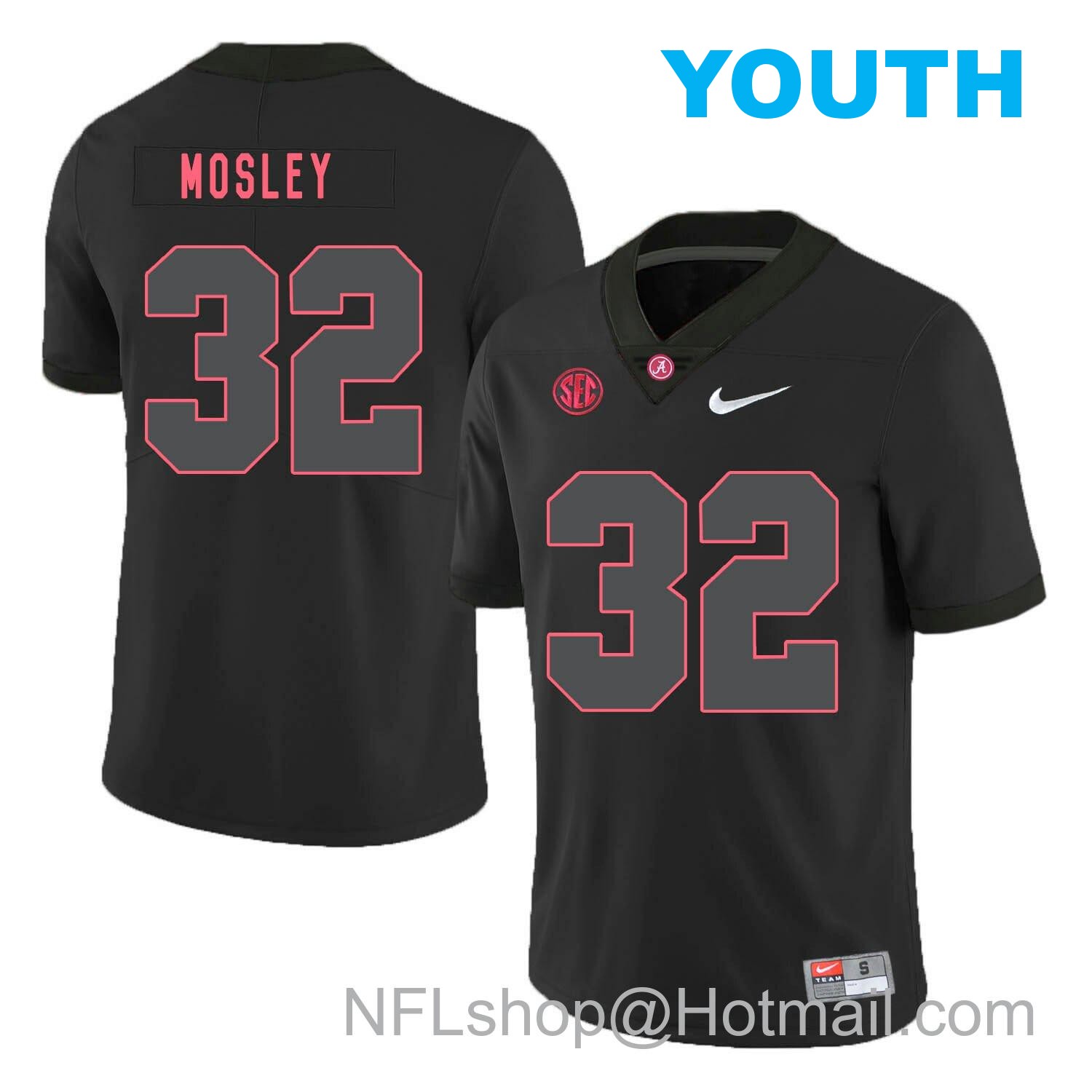 Nike Youth Alabama Crimson Tide #32 C.J. Mosley College Football Jersey Black