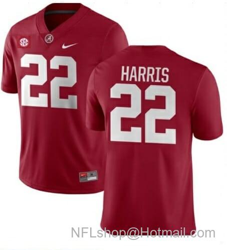 Men's Nike Alabama Crimson Tide #22 Najee Harris College Football Jersey Red