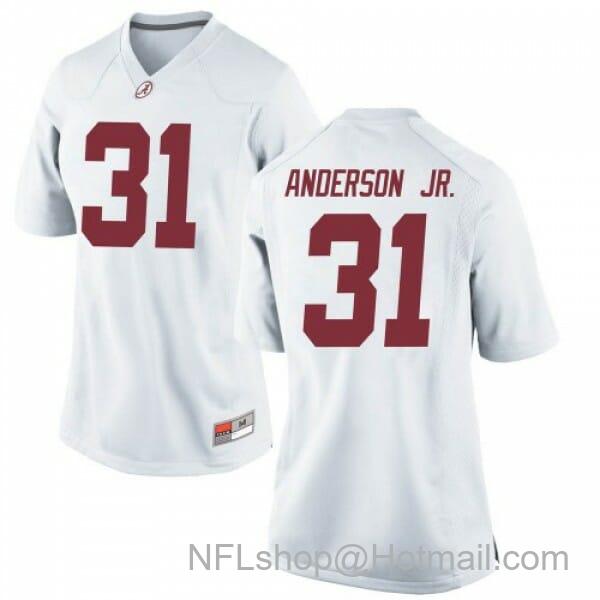 Men's Nike Alabama Crimson Tide #31 Will Anderson Jr. Football Game White Jersey