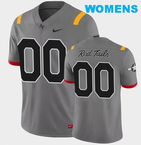 Women's Air Force Falcons Custom Jersey Name and Number Red Tails Alternate