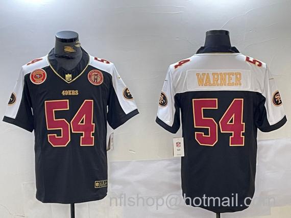 Men's San Francisco 49ers #54 Fred Warner Black F.U.S.E. Mexico Vapor Limited Stitched Football Jersey