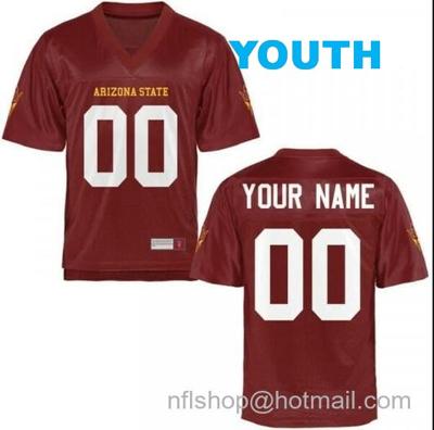 Youth Arizona State Sun Devils Customized Football Jersey