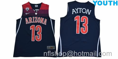 Youth Arizona Wildcats #13 Ayton NCAA Basketball Jersey39