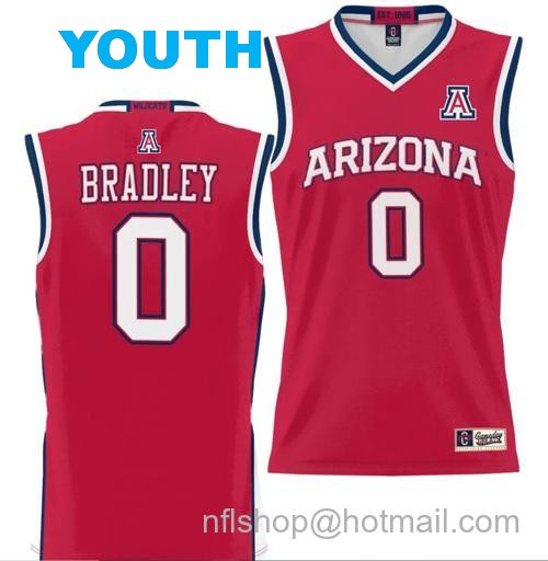 Youth Custom Arizona Wildcats Jersey Name and Number NIL College Basketball Lightweight Red118