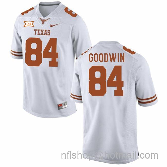 Men's Texas Longhorns Marquise Goodwin Jersey #84 College Football White