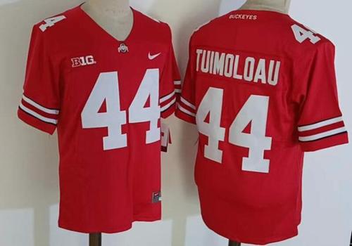 Youth Nike Ohio State Buckeyes #44 JT Tuimoloau NCAA Football Jersey Red