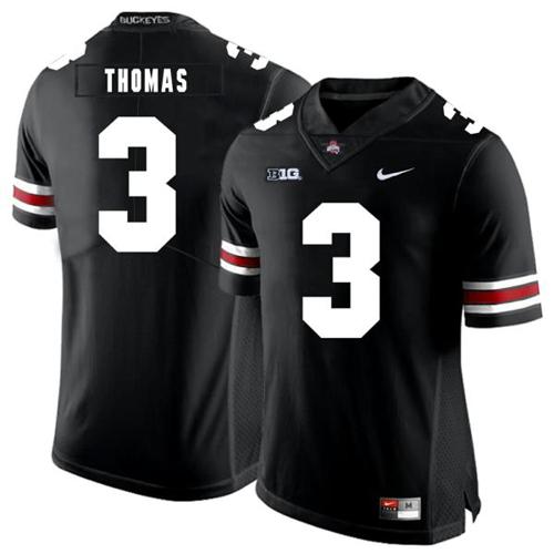 Youth Nike Ohio State Buckeyes #3 Michael Thomas Football Jersey Black