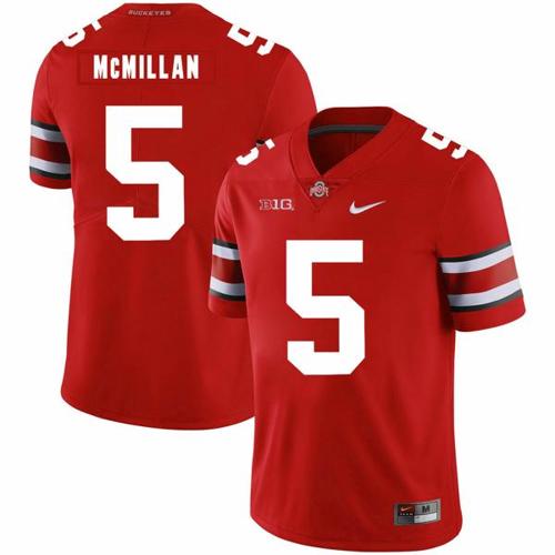 Youth Nike Ohio State Buckeyes #5 Raekwon McMillan Football Jersey Red