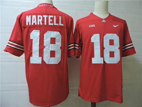 Youth Nike Ohio State Buckeyes #18 Martell College Football Jersey Red