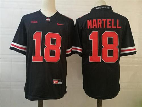 Youth Nike Ohio State Buckeyes #18 Martell College Football Jersey Black