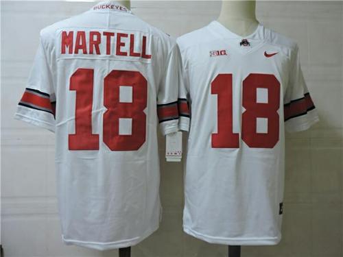 Youth Nike Ohio State Buckeyes #18 Martell College Football Jersey White