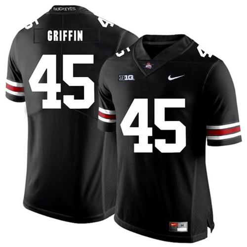 Youth Nike Ohio State Buckeyes #45 Archie Griffin Football Jersey Black