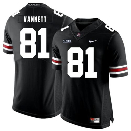 Youth Nike Ohio State Buckeyes #81 Nick Vannett Football Jersey Black