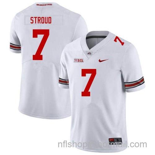 Youth Nike CJ Stroud Jersey Ohio State Buckeyes #7 White NCAA College Football