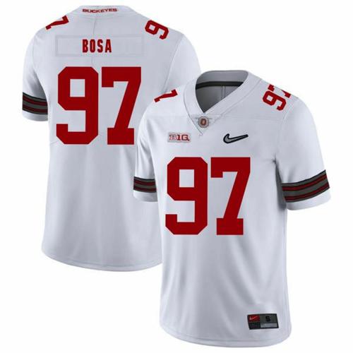 Youth Nike Ohio State Buckeyes #97 Joey Bosa Football Jersey Diamond White