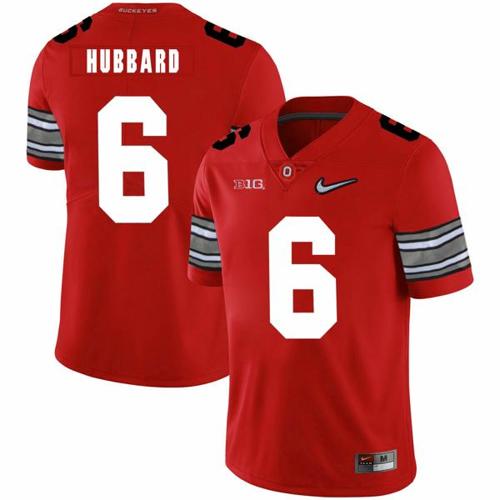 Youth Nike Ohio State Buckeyes #6 Sam Hubbard Football Jersey Diamond Red