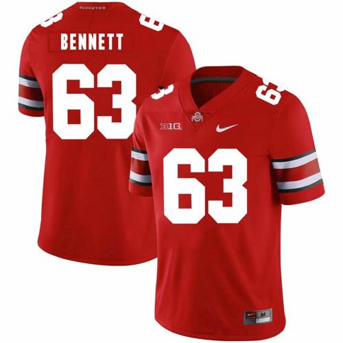 Youth Nike Ohio State Buckeyes #63 Michael Bennett IV Football Jersey Red