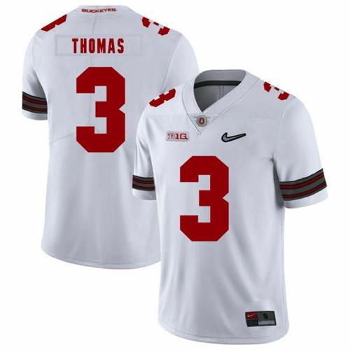 Youth Nike Ohio State Buckeyes #3 Michael Thomas Football Jersey Diamond White