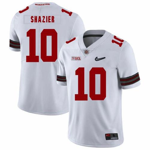 Youth Nike Ohio State Buckeyes #10 Ryan Shazier Football Jersey Diamond White