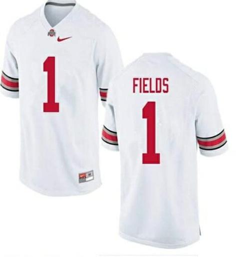 Youth Nike Ohio State Buckeyes #1 Justin Fields College NCAA Football Jersey White