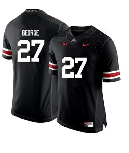 Youth Nike Ohio State Buckeyes #27 Eddie George NCAA College Football Jersey Black