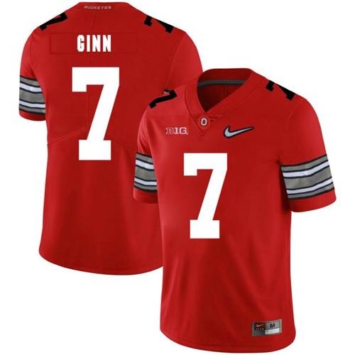 Youth Nike Ohio State Buckeyes #7 Ted Ginn Jr College Football Jersey Diamond Red