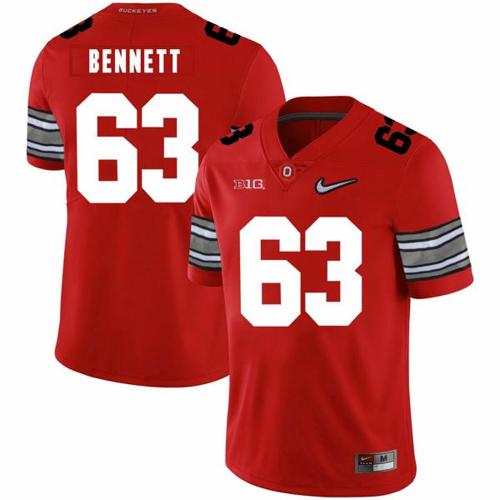 Youth Nike Ohio State Buckeyes #63 Michael Bennett IV Football Jersey Diamond Red