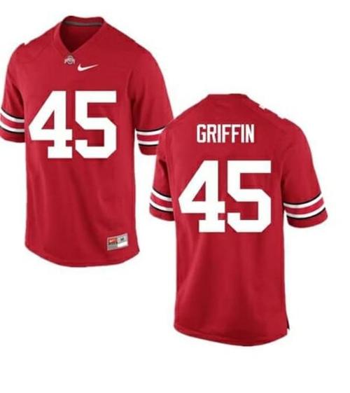 Youth Nike Ohio State Buckeyes #45 Archie Griffin NCAA College Football Jersey Red