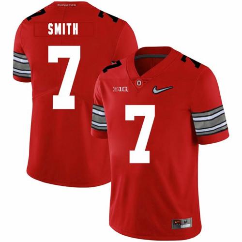 Youth Nike Ohio State Buckeyes #7 Rod Smith College Football Jersey Diamond Red