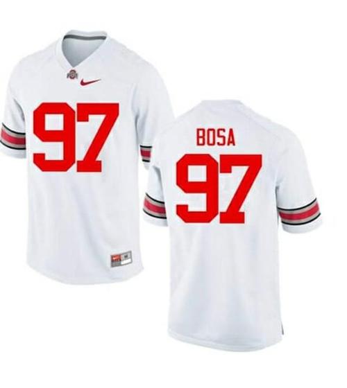 Youth Nike Ohio State Buckeyes #97 Joey Bosa Limited NCAA College Football Jersey White