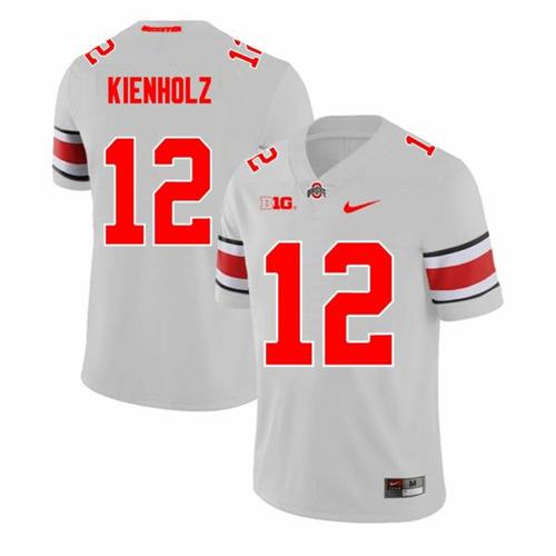 Youth Nike Ohio State Buckeyes Lincoln Kienholz Jersey #12 College Football Game Gray