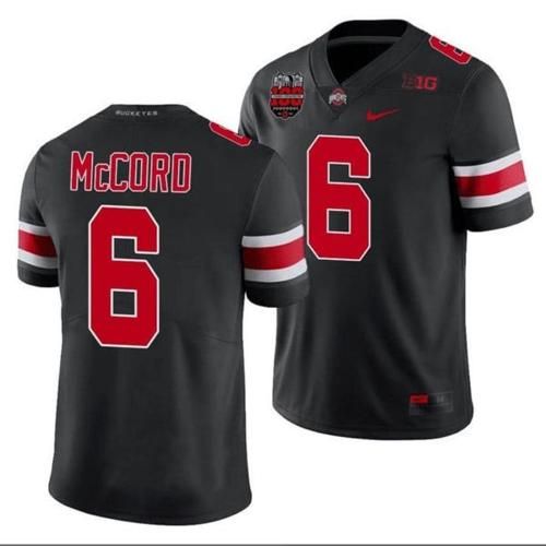 Youth Nike Kyle Mccord Jersey #6 Ohio State Buckeyes Ohio Stadium Patch College Football Black