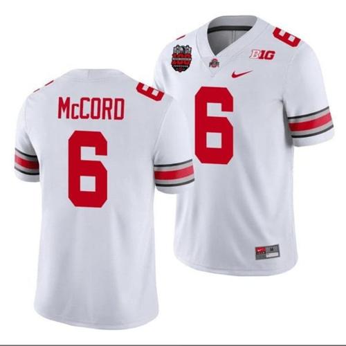 Youth Nike Kyle Mccord Jersey #6 Ohio State Buckeyes Ohio Stadium Patch College Football White