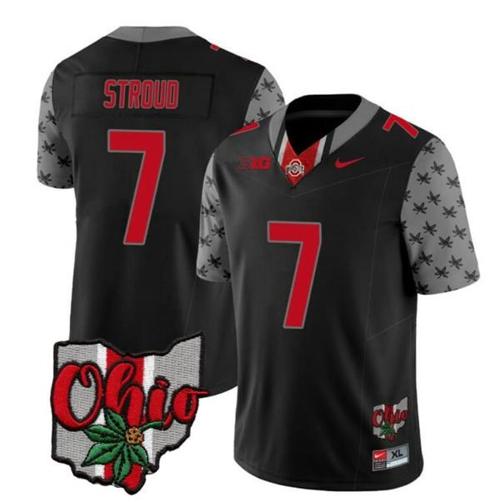 Youth Nike Ohio State Buckeyes CJ Stroud Jersey #7 College Football Stitched Alternate 2023 Black