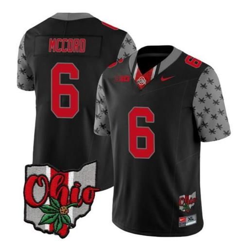 Youth Nike Ohio State Buckeyes Kyle Mccord Jersey #6 College Football Stitched Alternate 2023 Black