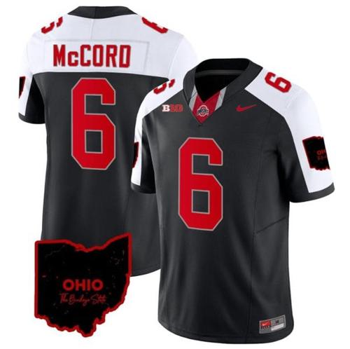 Youth Nike Kyle Mccord Jersey #6 Ohio State Buckeyes College Football Stitched Vapor Limited Ohio Patch Black Alternate