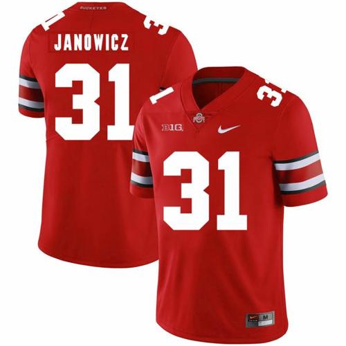 Youth Nike Ohio State Buckeyes #31 Vic Janowicz Football Jersey Red