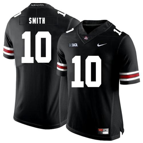 Youth Nike Ohio State Buckeyes #10 Troy Smith Football Jersey Black