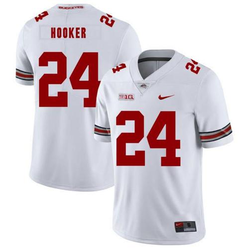 Youth Nike Ohio State Buckeyes #24 Malik Hooker Football Jersey White