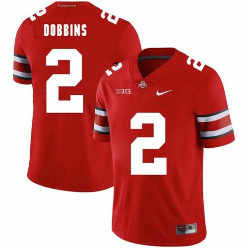 Youth Nike Ohio State Buckeyes #2 J.K Dobbins Football Jersey Red