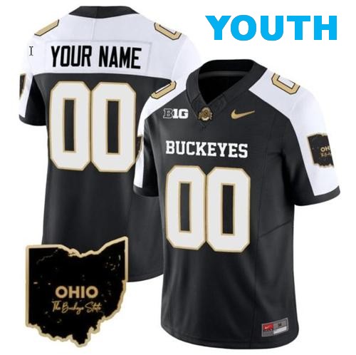 Youth Nike Custom Ohio State Buckeyes Jersey Name and Number Special Vapor Limited College Football Stitched Ohio Patch Alternate