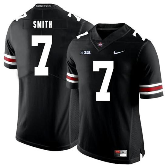 Women's Nike Ohio State Buckeyes #7 Rod Smith College Football Jersey Black