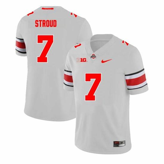 Women's Nike Ohio State Buckeyes CJ Stroud Jersey #7 College Football Game Gray