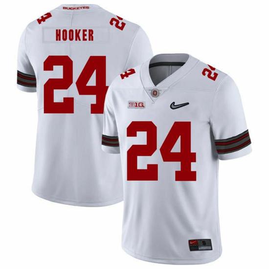 Women's Nike Ohio State Buckeyes #24 Malik Hooker Football Jersey Diamond White