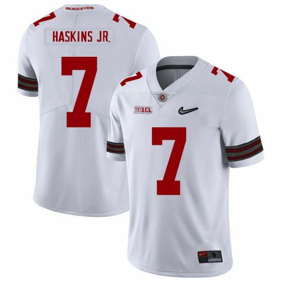 Women's Nike Ohio State Buckeyes #7 Dwayne Haskins Football Jersey Diamond White