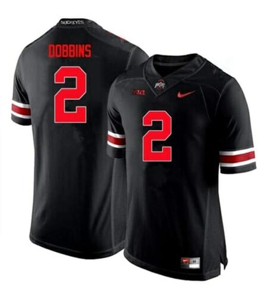 Women's Nike Ohio State Buckeyes #2 J.K. Dobbins NCAA College Football Black Jersey